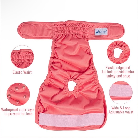 Pet Parents® Washable Dog Diapers (3pack) + Extenders 
NEW - Picture 6 of 6